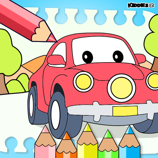 Colour & Draw Cars for Kids icon